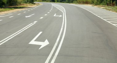 ok işaretleri yol işaretleri banliyö driveway olarak