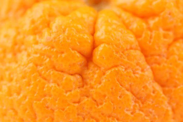 Laranja macro como volta — Fotografia de Stock