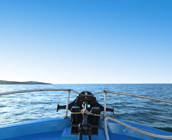 Blick von einem Kreuzfahrtschiff — Stockfoto