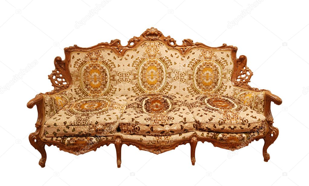 Luxury Interior. Carved Furniture.