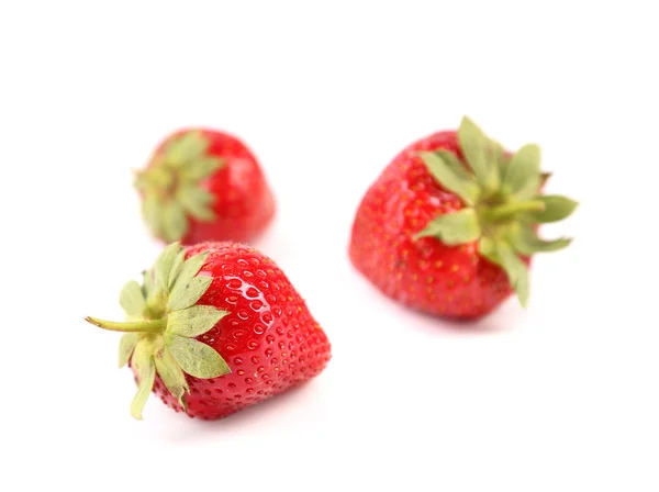 Colas verdes de fresas —  Fotos de Stock