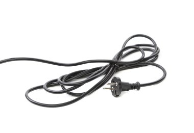 Elektrik fişi ve uzun kablo.