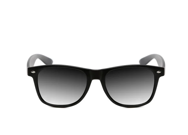 Svarta moderna glasögon isolerade — Stockfoto