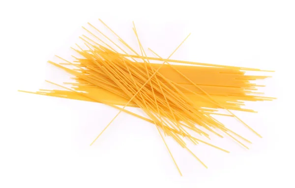 Spaghetti number three on a white background — Stock Photo, Image