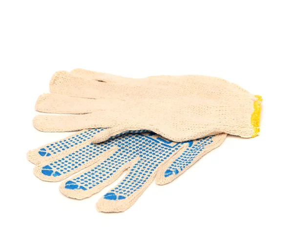 Protective gloves, isolated on a white. — Stock Photo, Image