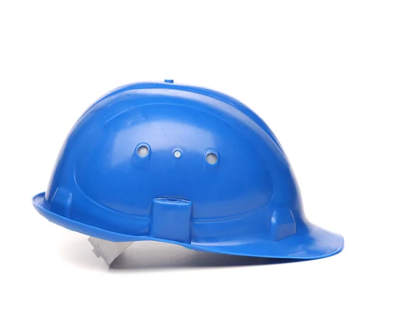 Blue hard hat isolated on a white background — Stock Photo, Image