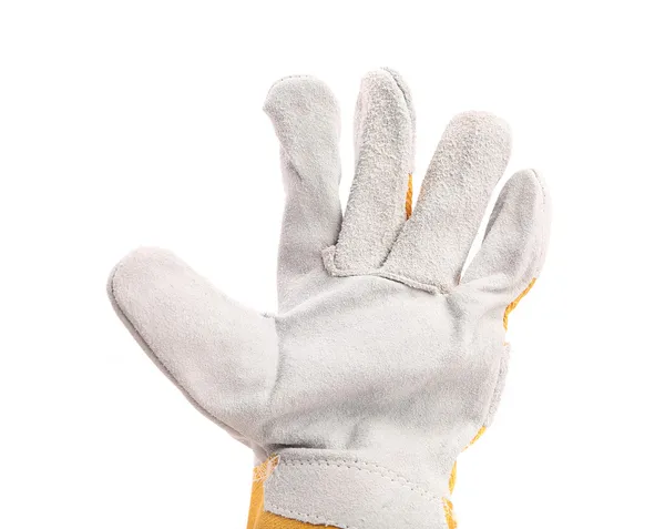 Guantes protectores, aislados sobre un blanco. Adentro. . — Foto de Stock