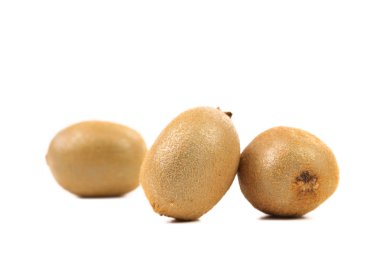 kivi meyvesi beyaz arkaplanda izole