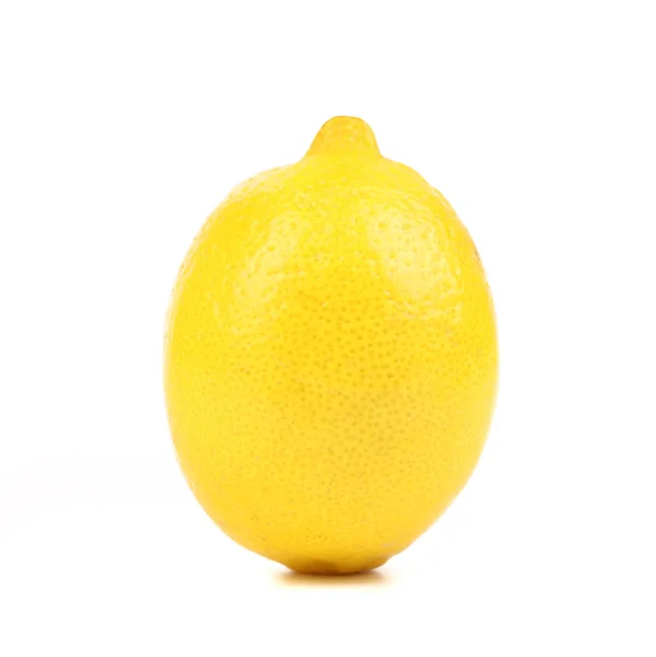 白い背景にレモンが隔離されている — ストック写真