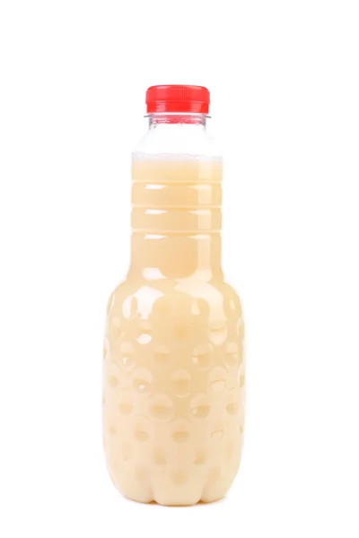 Botella de jugo de plátano — Foto de Stock