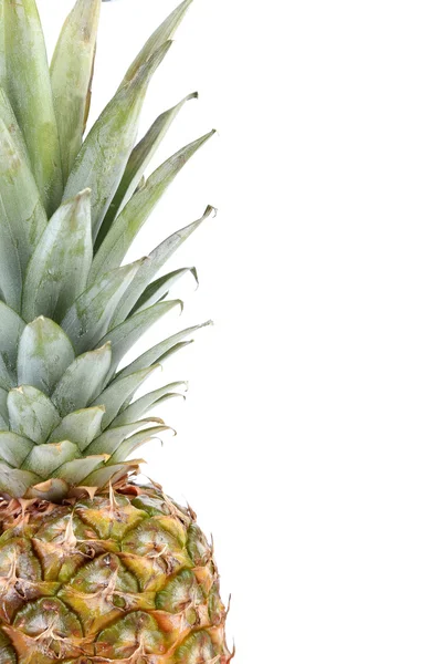 Färsk ananas isolerad på en vit bakgrund — Stockfoto