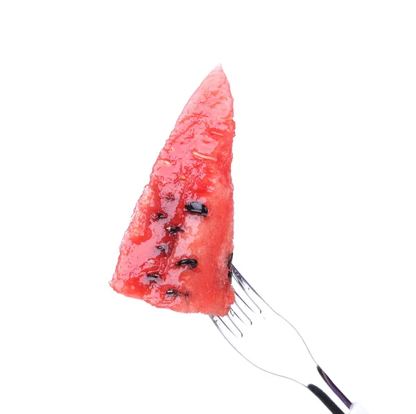 Saftig bit vattenmelon — Stockfoto