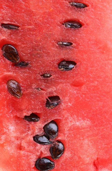 Sandía roja madura de cerca. Macro. Textura . — Foto de Stock