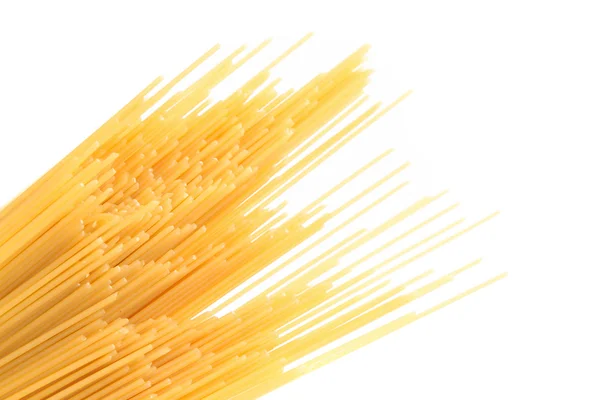 Spaghetti pregiudizi sullo sfondo bianco . — Foto Stock