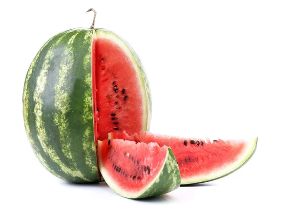 Skivad mogen vattenmelon — Stockfoto