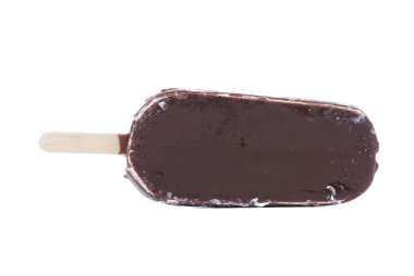 bir çikolatalı vanilyalı dondurma Stick.