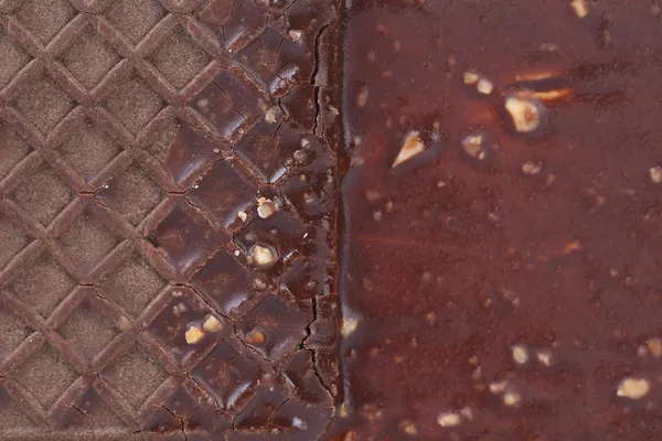 Close up gelato al cioccolato panino . — Foto Stock