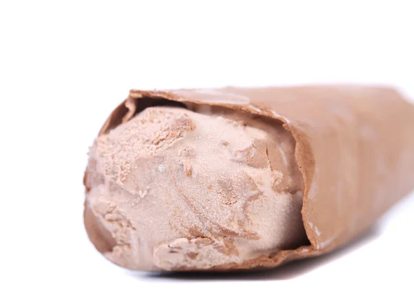 Rotolo di gelato al cioccolato — Foto Stock