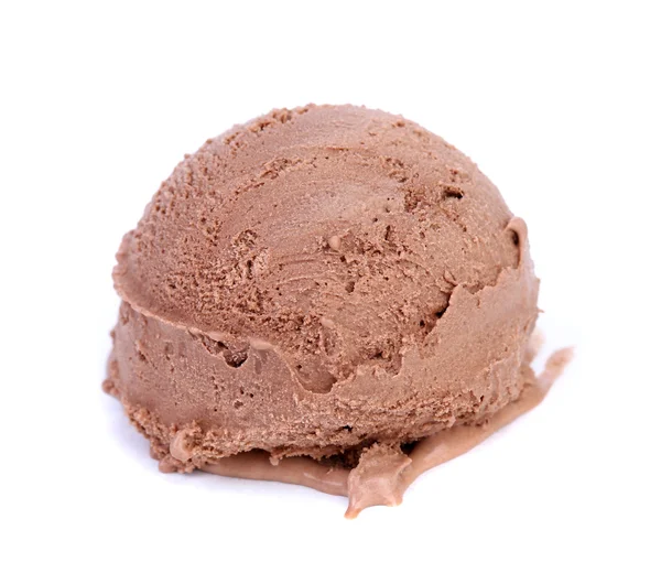 Chocolate Ice Cream Scoop. Stock Picture