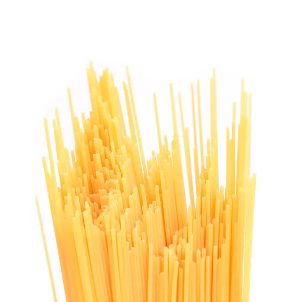 Top uncooked spaghetti. Close up. — Stockfoto