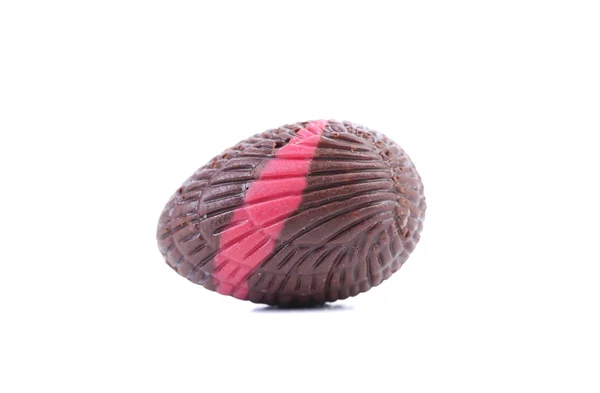 Dark chocolate seashell. — Stock Photo, Image
