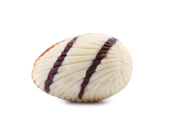 Muschel aus weißer Schokolade. — Stockfoto