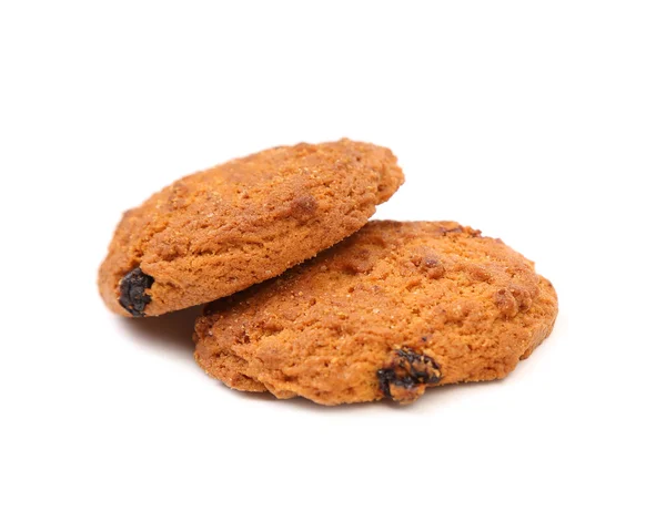 Havermoutkoekjes met rozijnen — Stockfoto