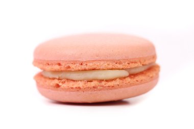 bir macaron kek. izole.