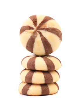 Bisküvi, çikolata bir karanfil. yığın.