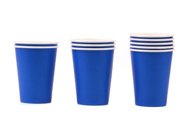 renkli kağıt kahve Kupası.