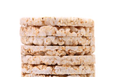 Mısır kraker yığını. yakın çekim.