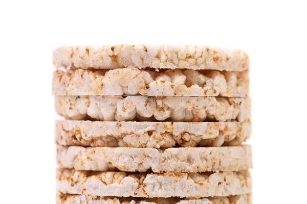 Mısır kraker yığını. yakın çekim.