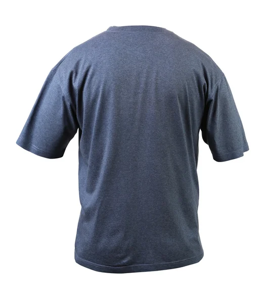 Blue T-shirt. Back. — Stock Photo, Image