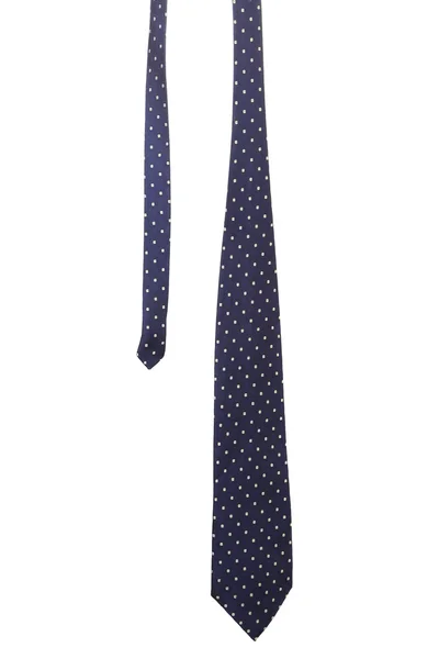 Blue tie with white speck. — Stock Photo, Image