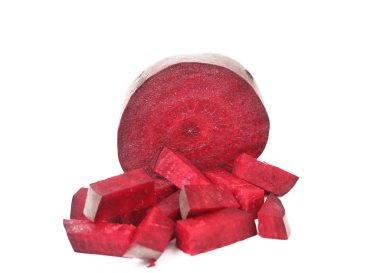 Bir pancarın taze bölümleri