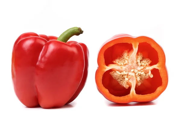 Paprika en snijd — Stockfoto