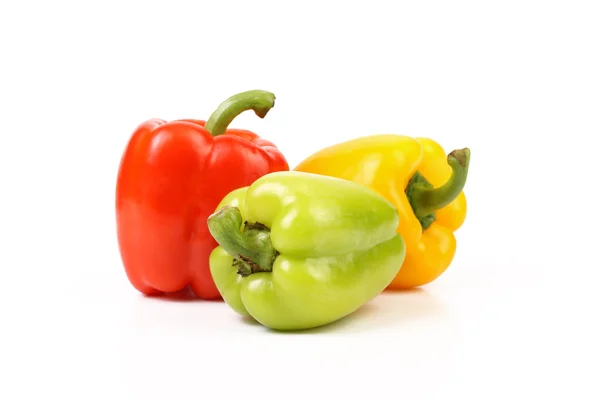 Três pimentas coloridas — Fotografia de Stock