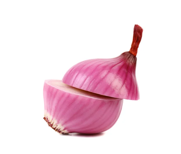 Cutted organic red onion — Stock Photo, Image