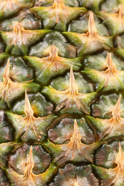 Sfondo di buccia di ananas. Macro . — Foto Stock