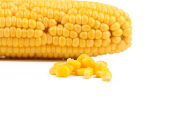 Вкусная желтая уха кукурузы — стоковое фото