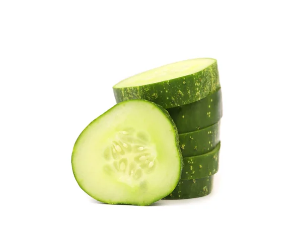 Slice and ctack of cucumber. — Stock Photo, Image