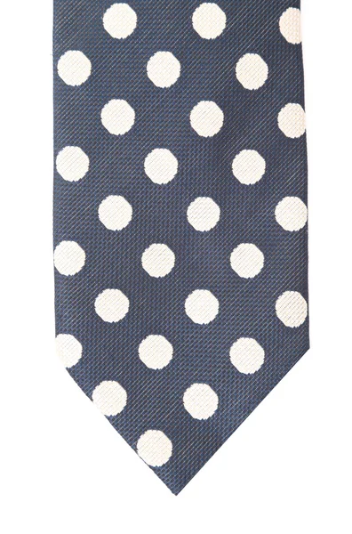 Polka dot necktie. Vertical. Close up. — Stock Photo, Image