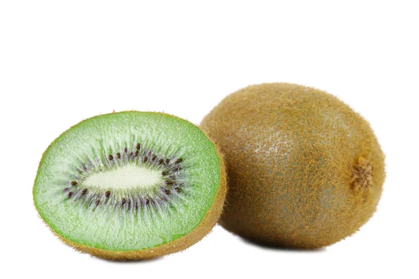 Kiwi ovoce a řez. — Stock fotografie