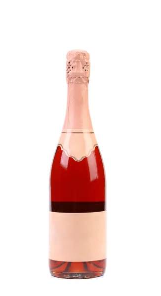 Bottiglia di champagne rosa . — Foto Stock