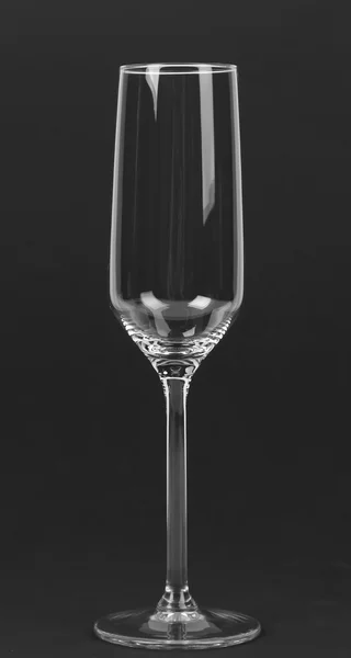 Verre à champagne vide — Photo