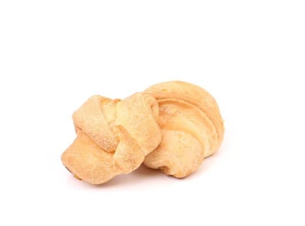 Imagem de croissant isolado em branco — Fotografia de Stock