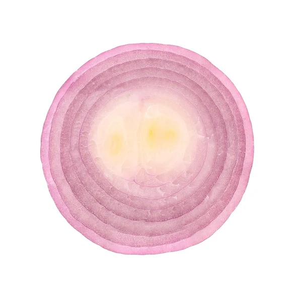 Slice of red onion. — Stock Photo, Image