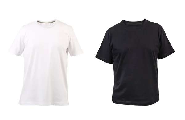 Svart och vitt man t-shirt. — Stockfoto