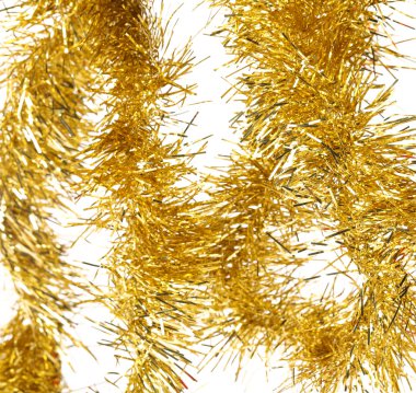 tinsel. Noel dekorasyon.