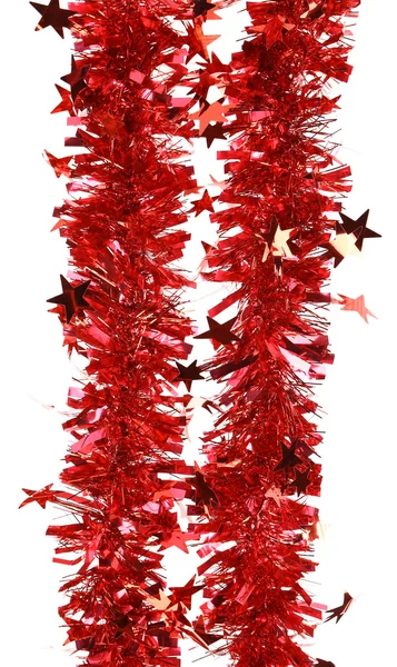 Tinsel. Christmas decoration. — Stock Photo, Image